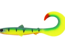 Clearance Bullteez Curltail 10cm Bass Orange Gummiköder