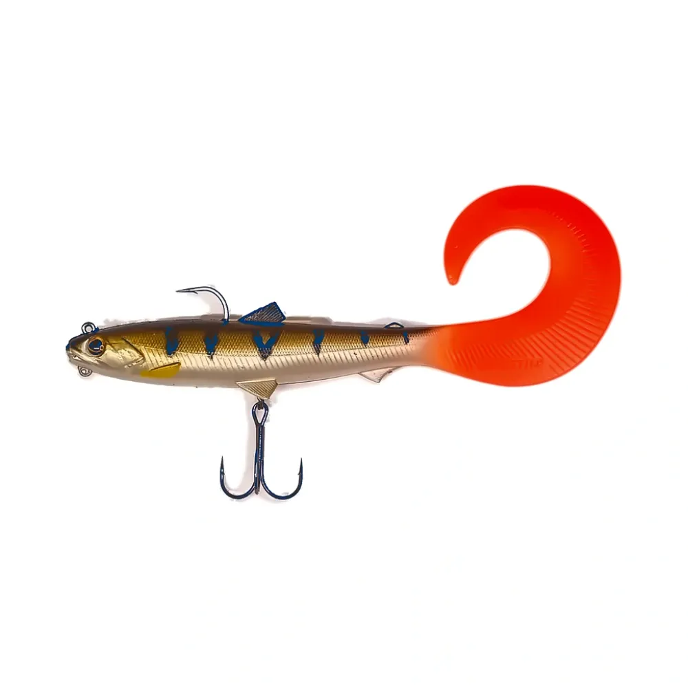 Outlet Bullteez Curltail R2F AJ Sonderfarbe 16cm OTP Perch Gummiköder