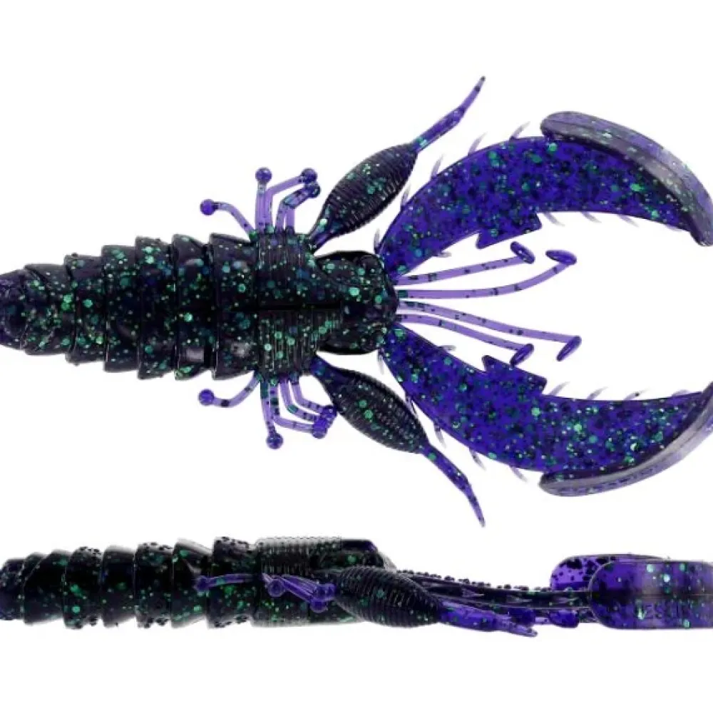 New CreCraw 10cm Black Blue Gummiköder