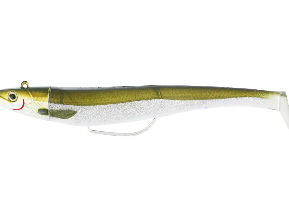 Outlet Magic Minnow Weedless Jig 35g #2/0 Headlight Meeresköder|Fliegenbindematerialien