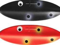 Clearance Præsten 3,3cm 4g Black Orange Clown Metallköder