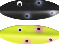 Clearance Præsten 3,3cm 4g Black Orange Clown Metallköder