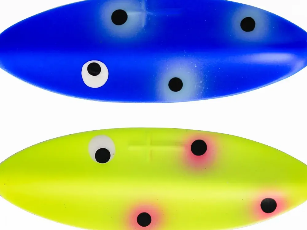 Online Præsten 4,9cm 7g Black Orange Clown Metallköder