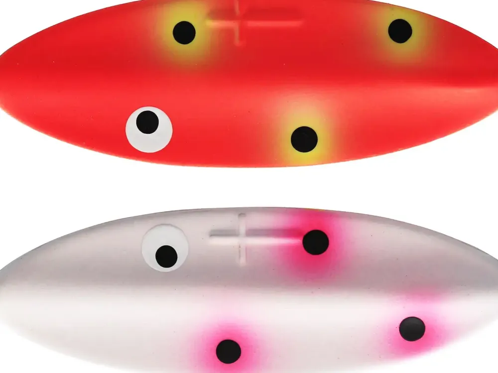 Online Præsten 4,9cm 7g Black Orange Clown Metallköder