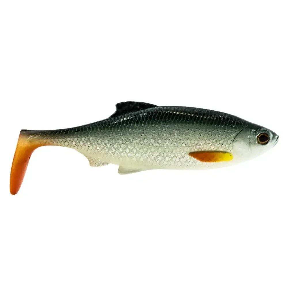 New Ricky The Roach Shadtail AJ Sonderfarbe 14cm Black Perch Gummiköder