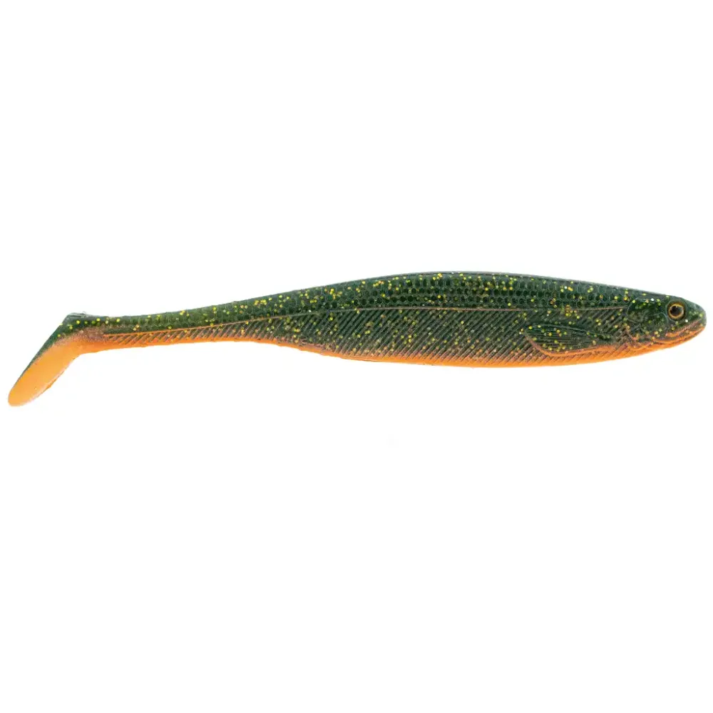 Shadteez Slim AJ Sonderfarbe 14cm Motor Oil Belly Gummiköder