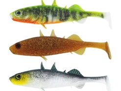Hot Stanley The Stickleback Shadtail 3Stk. 7,5cm Baitfish Glitter Gummiköder