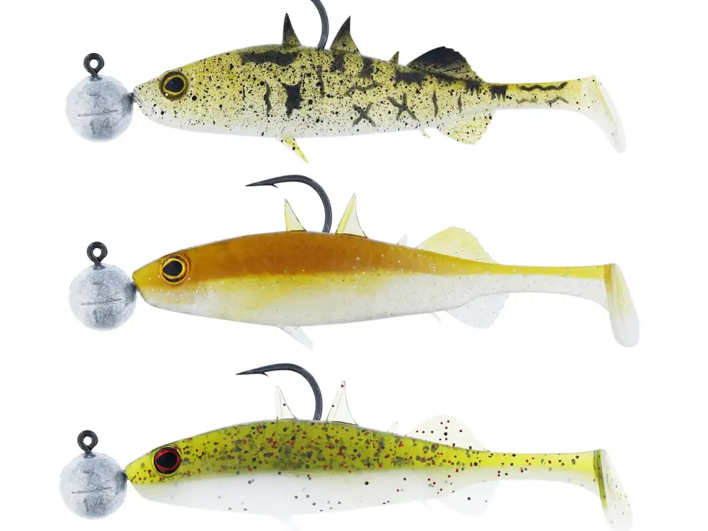Stanley The Stickleback Shadtail R 'N R 3Stk. 5,5cm Dark Water Mix 10 Gummiköder