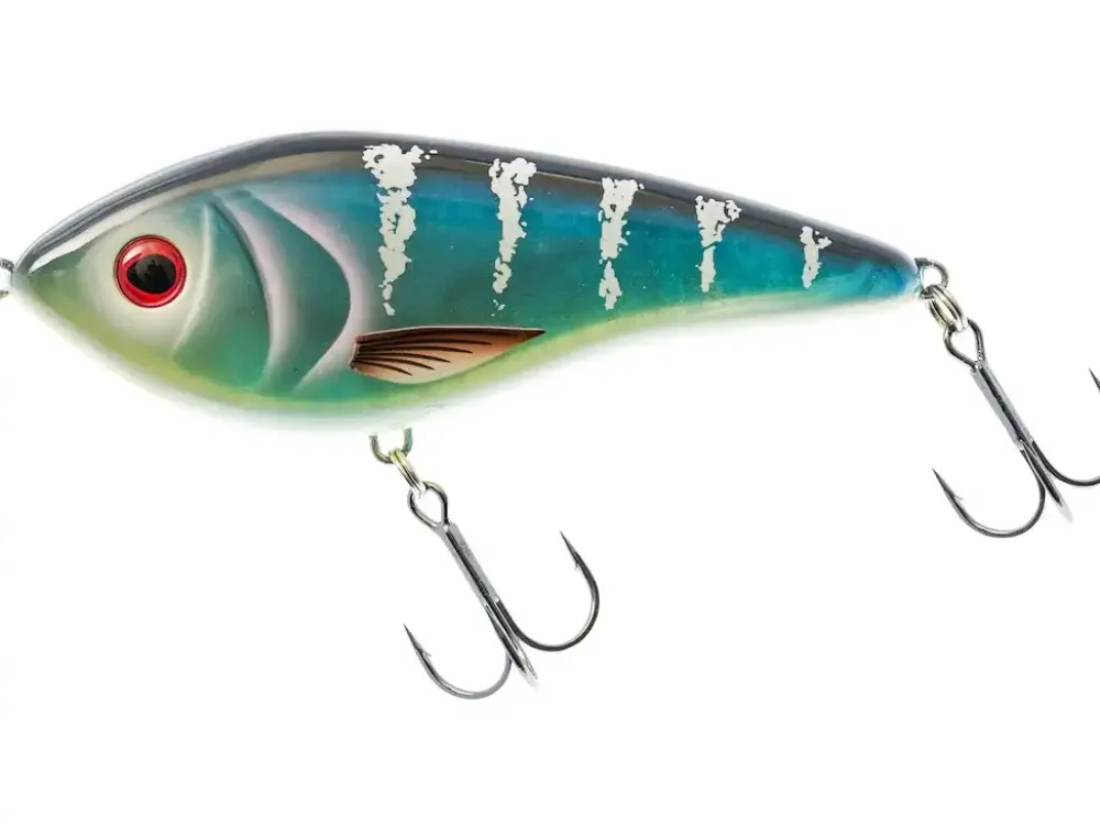 Outlet Swim Glidebait Ltd. 10cm Sinkend TC Blue Black Hardbaits