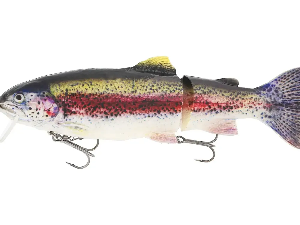 Hot Tommy the Trout Slow Sink 25cm Real Rainbow Trout Gummiköder