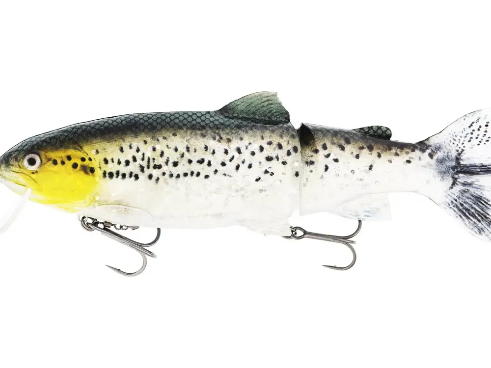 Hot Tommy the Trout Slow Sink 25cm Real Rainbow Trout Gummiköder