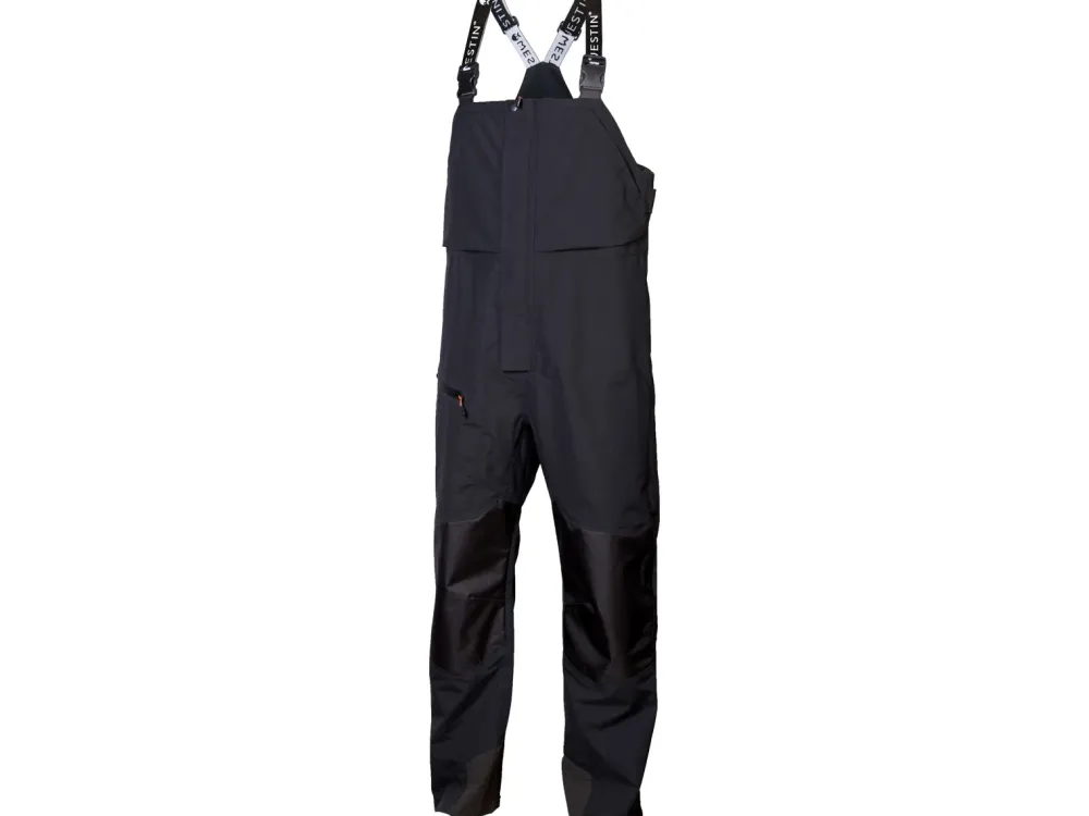 Discount W6 Rain Bib #M Steel Black Hosen