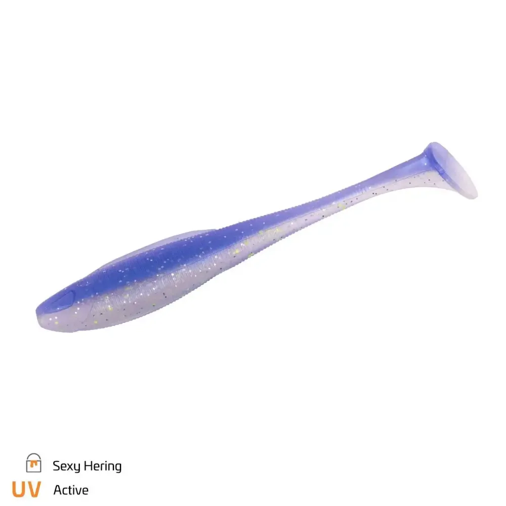 Hot BA Sexy Swimmer von J.Dietel 12cm Purple Chartreuse Gummiköder