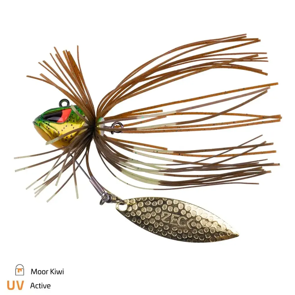 Hot BA Spinner-Rushka 15g Moor Kiwi Ködertuning|Metallköder