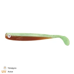 Clearance Zander Gummi von S. Hänel 16cm Törtelgrün Gummiköder
