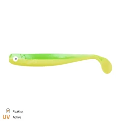 Clearance Zander Gummi von S. Hänel 16cm Törtelgrün Gummiköder