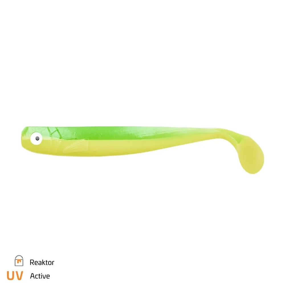 Clearance Zander Gummi von S. Hänel 16cm Törtelgrün Gummiköder