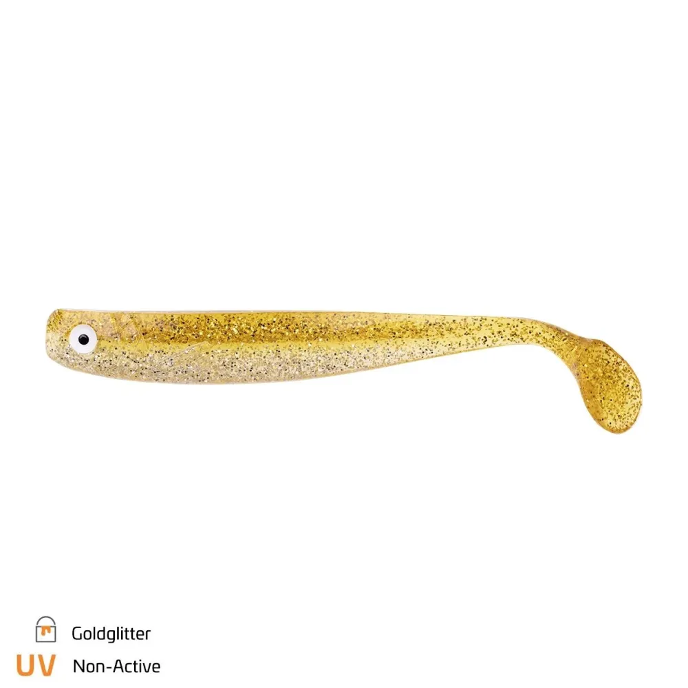 Clearance Zander Gummi von S. Hänel 16cm Törtelgrün Gummiköder