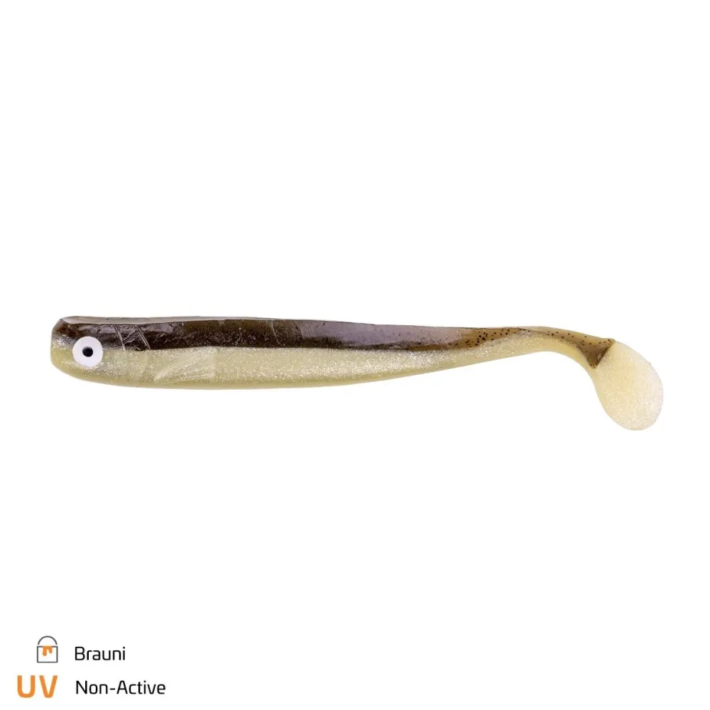 Clearance Zander Gummi von S. Hänel 16cm Törtelgrün Gummiköder