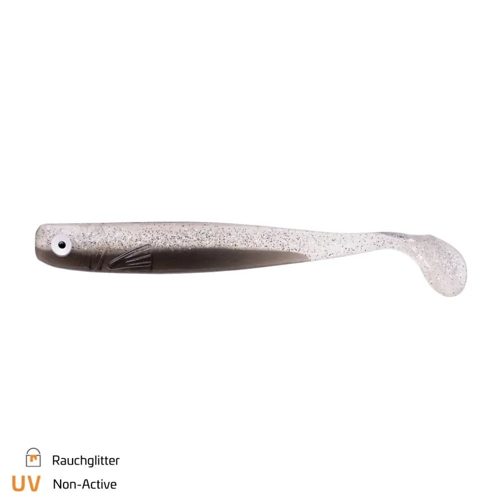 Clearance Zander Gummi von S. Hänel 16cm Törtelgrün Gummiköder