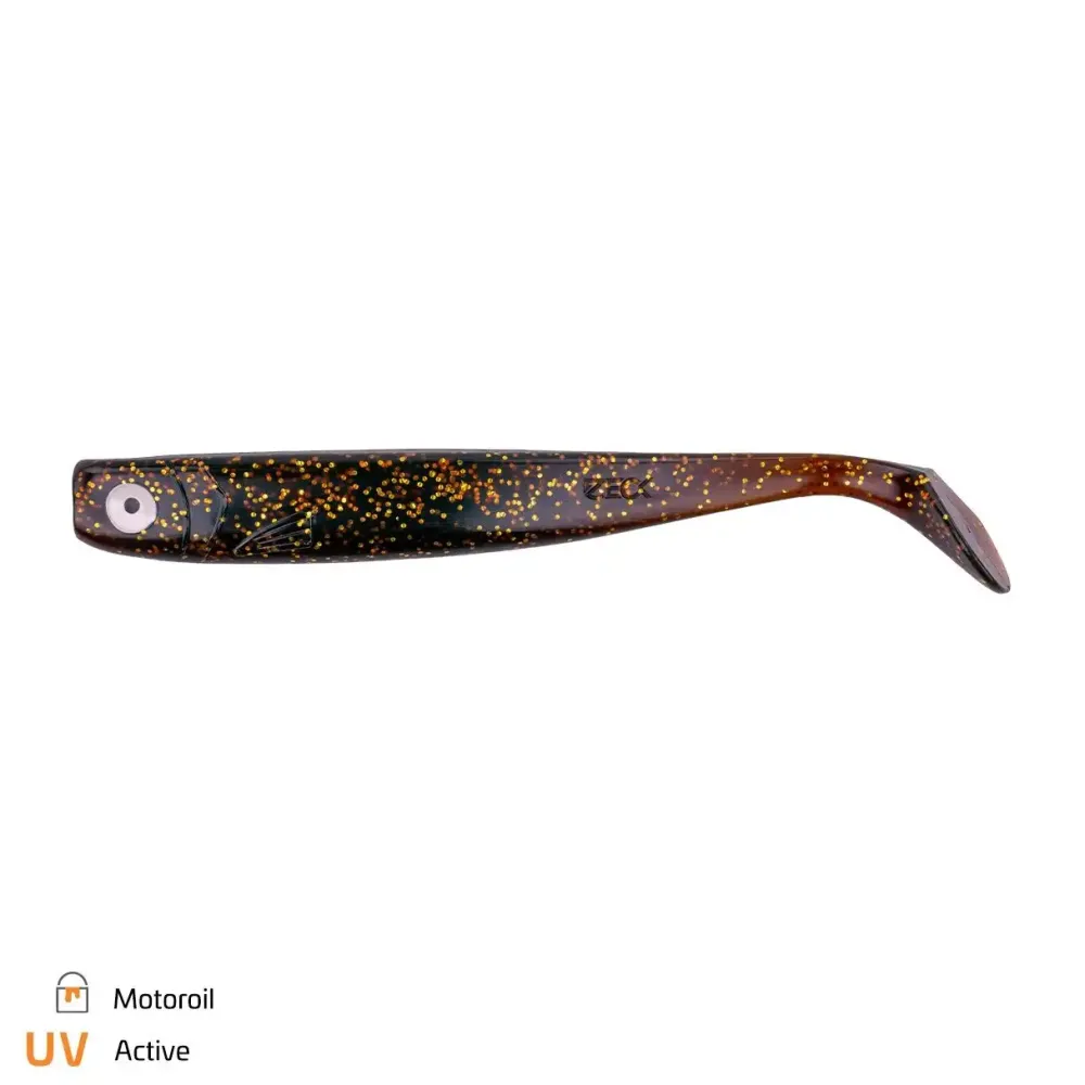 Clearance Zander Gummi von S. Hänel 16cm Törtelgrün Gummiköder