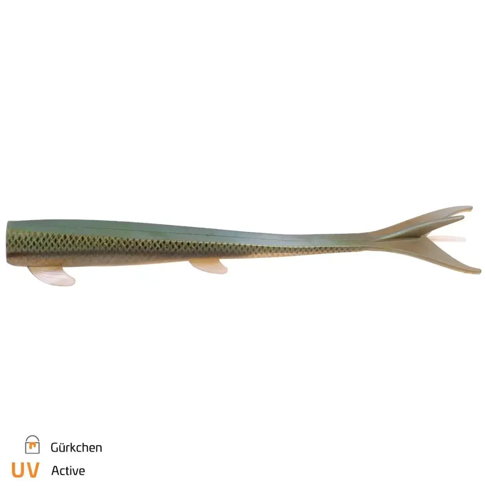 Hot ZANDER Pelagi Softbait 20cm Gürkchen Gummiköder