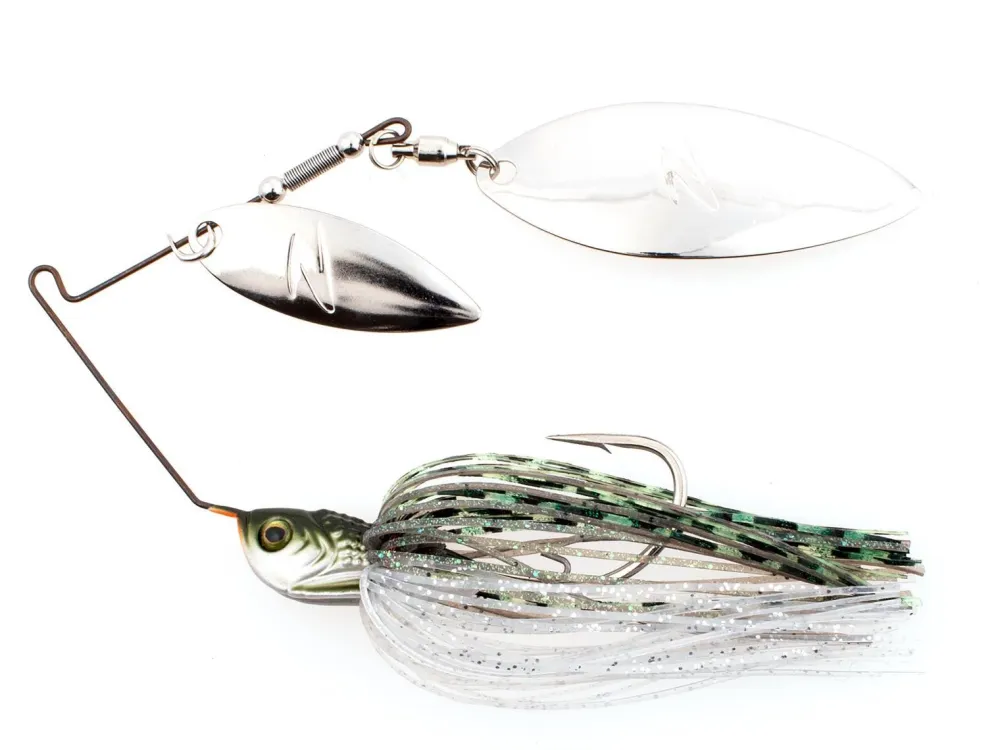 New SlingBladeZ Power Finesse DW Spinnerbait 18g Chartreuse Pearl Metallköder