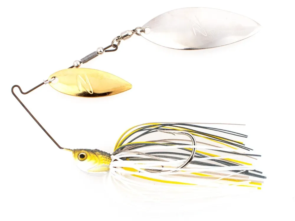 New SlingBladeZ Power Finesse DW Spinnerbait 18g Chartreuse Pearl Metallköder