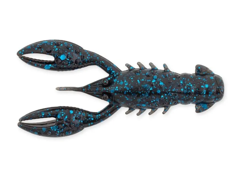Hot TRD CrawZ 2,5" Black Blue Ruten-Zubehör|Gummiköder